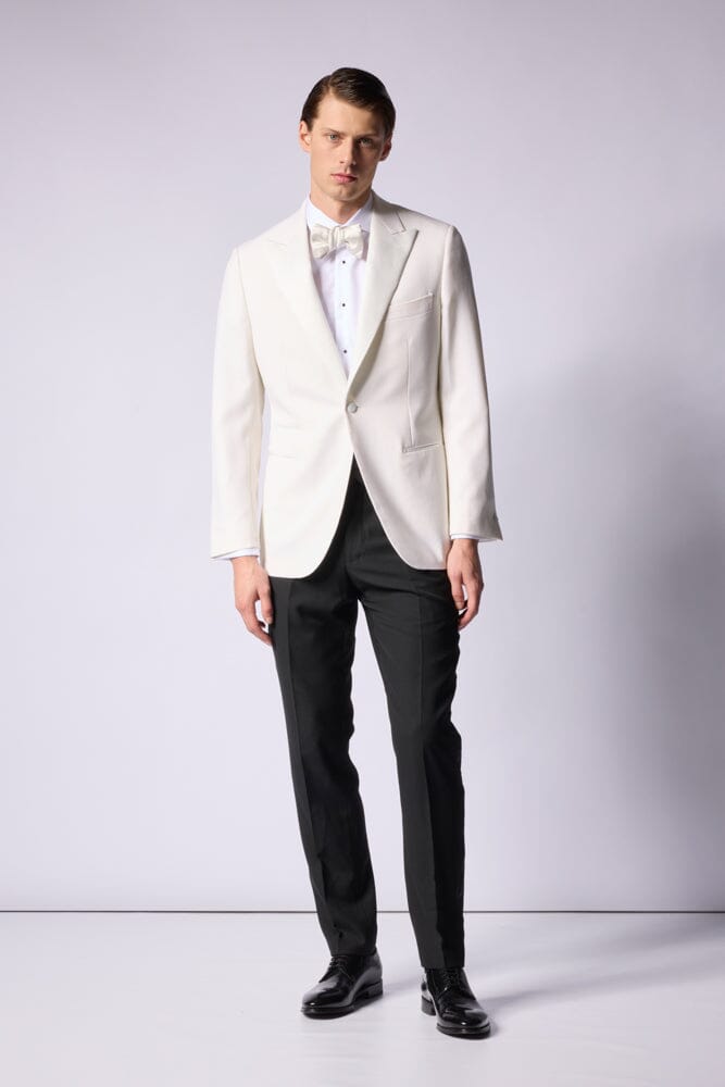 Samuel 9 Tuxedo Jacket - Off White Barathea