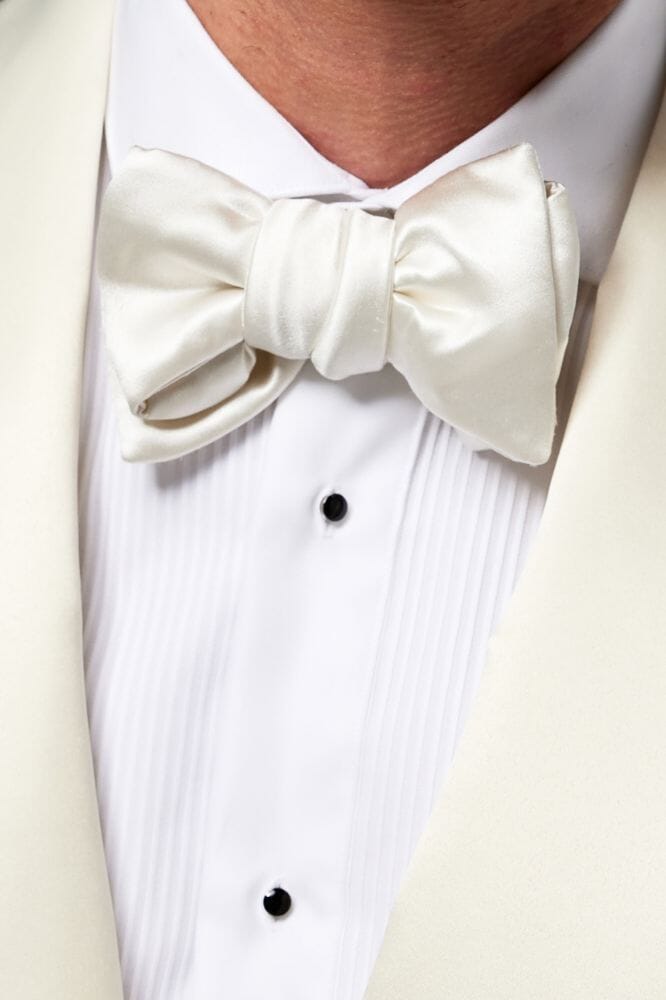 Deluxe GC Bow Tie - 'The Fred' in Formal White
