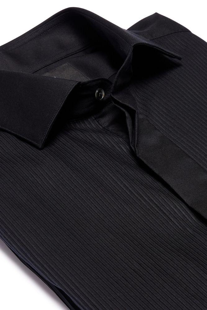 The Regis - Black Contrast Evening Shirt