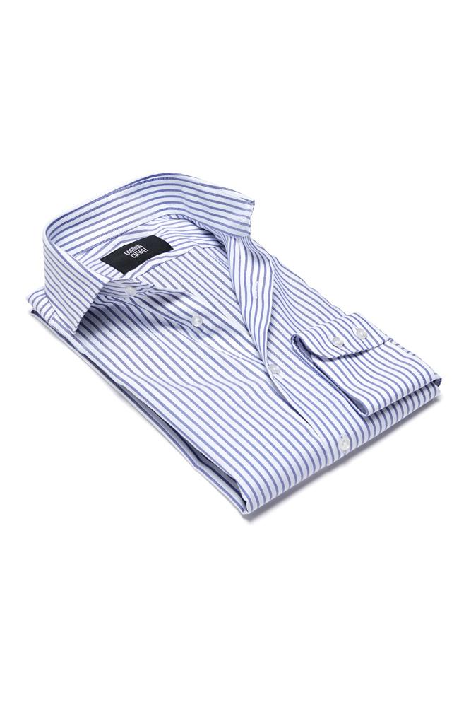 Pilot (BC) Shirt - Blue Stripe