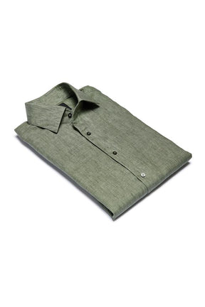 Cooper Shirt  - Army Linen Shirt