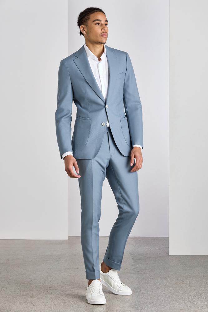 The Liam Suit - Powder Blue Tropical Wool