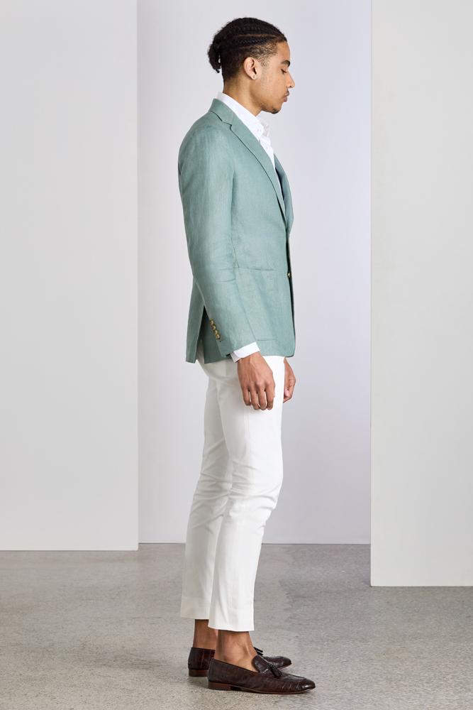 Julius Sports Jacket - Mint Linen 7440