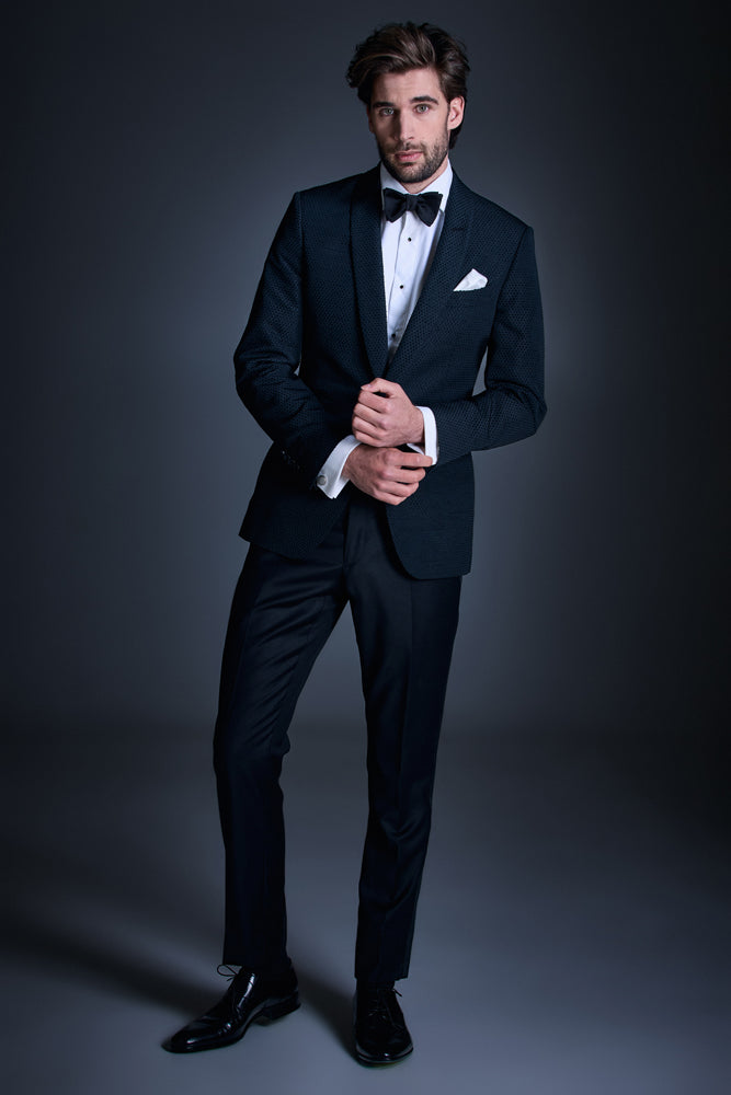 Marcel Cocktail Jacket - Luxury Textured Elevated Spot