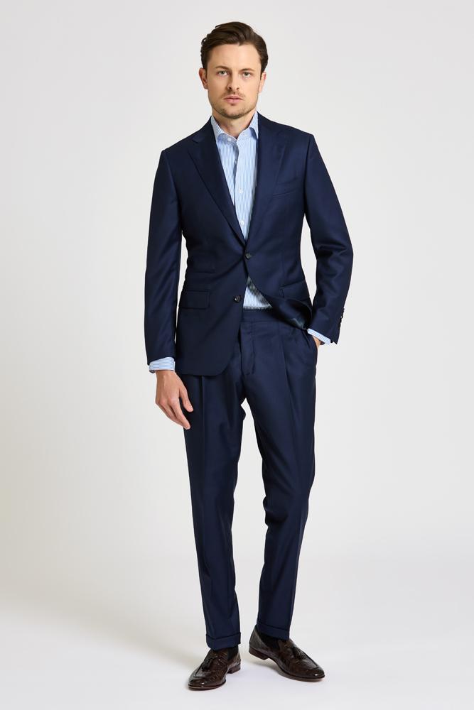 Greyson Suit - Navy Wool 010