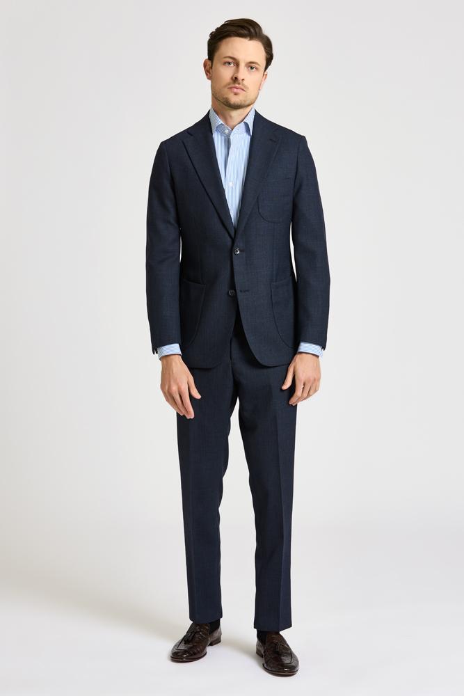 Julius Suit - Navy Self Check