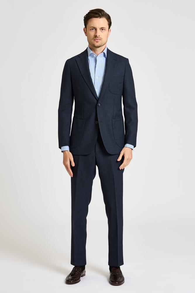 Julius Suit - Navy Self Check