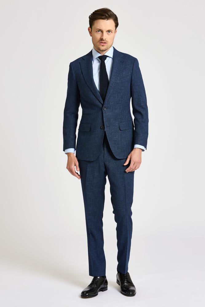 Greyson Suit - Blue Circle Stretch