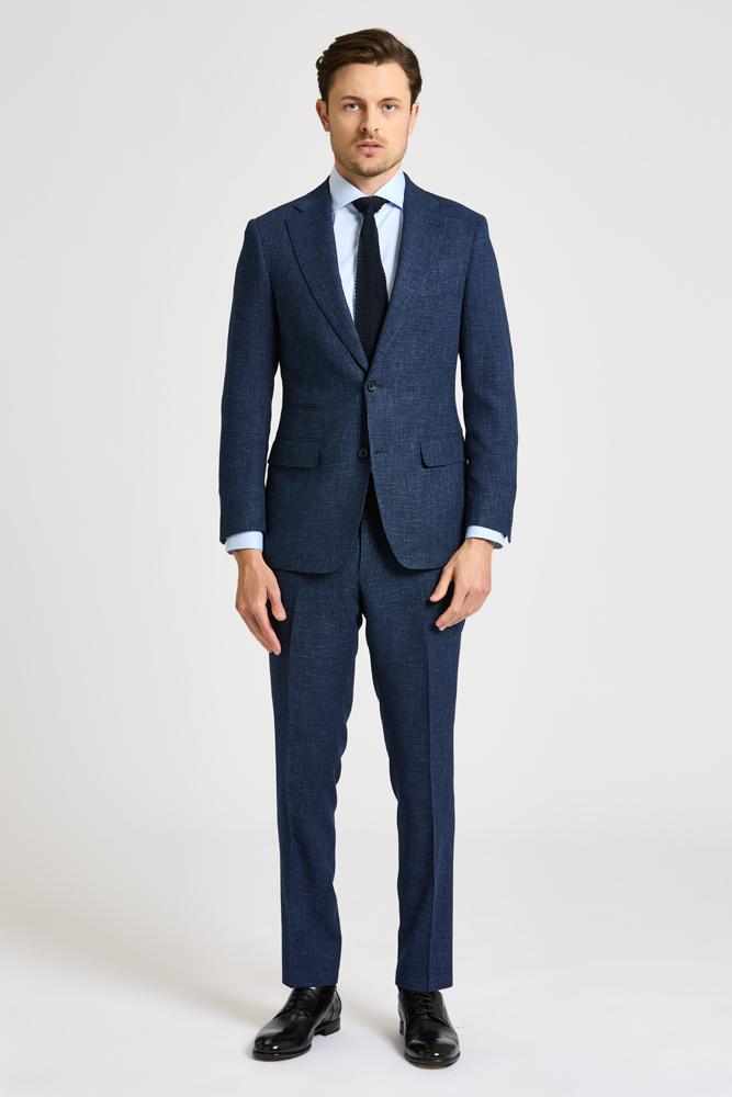 Greyson Suit - Blue Circle Stretch