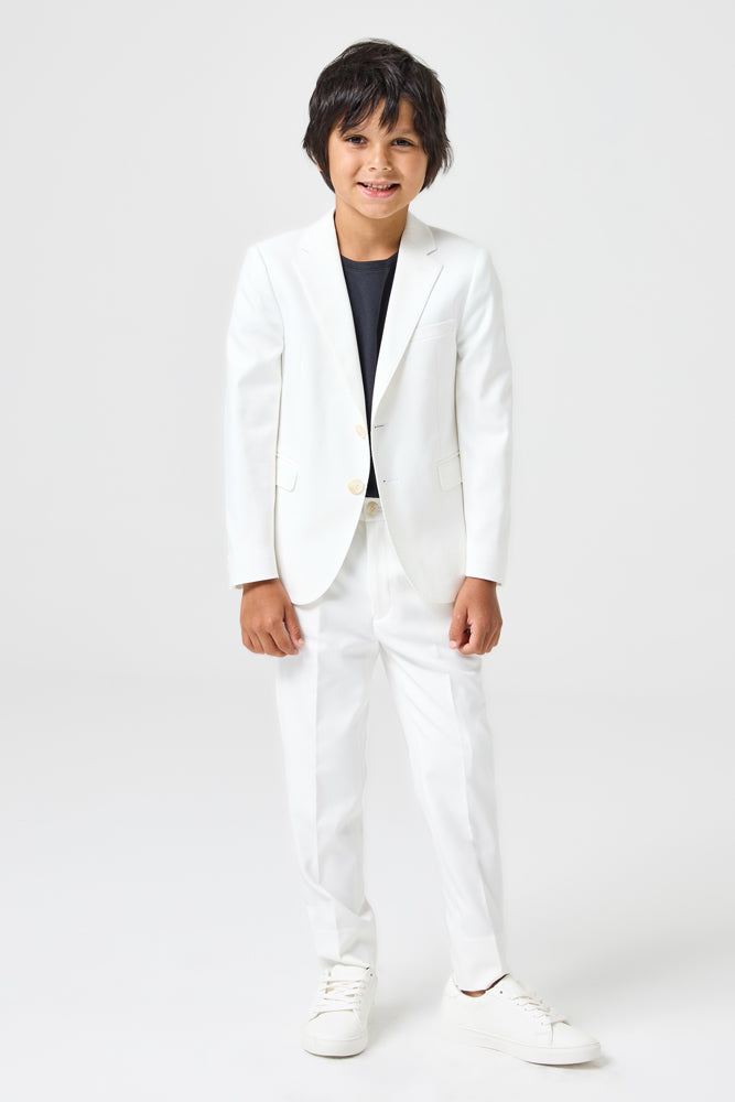 Jimi 2 Piece Suit - White Stretch