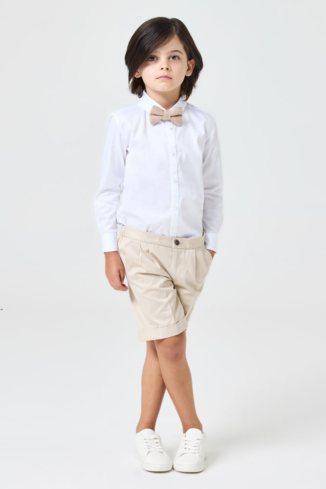 Urban Tailored Shorts - Sand Cotton