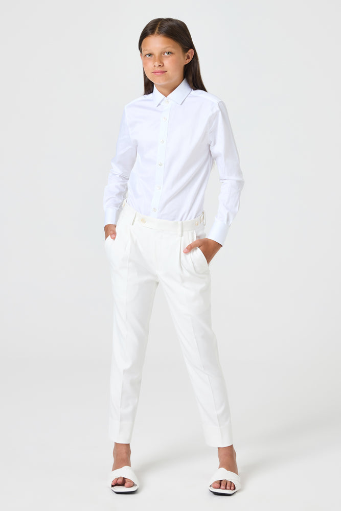 Jimi Jude 2 Piece Suit - White Stretch