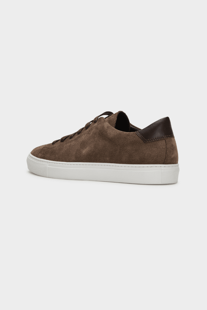 GCV2 Low Sneaker - Brown Suede with White Sole