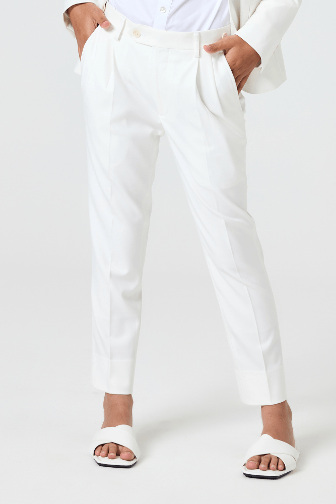 Jimi Jude 2 Piece Suit - White Stretch