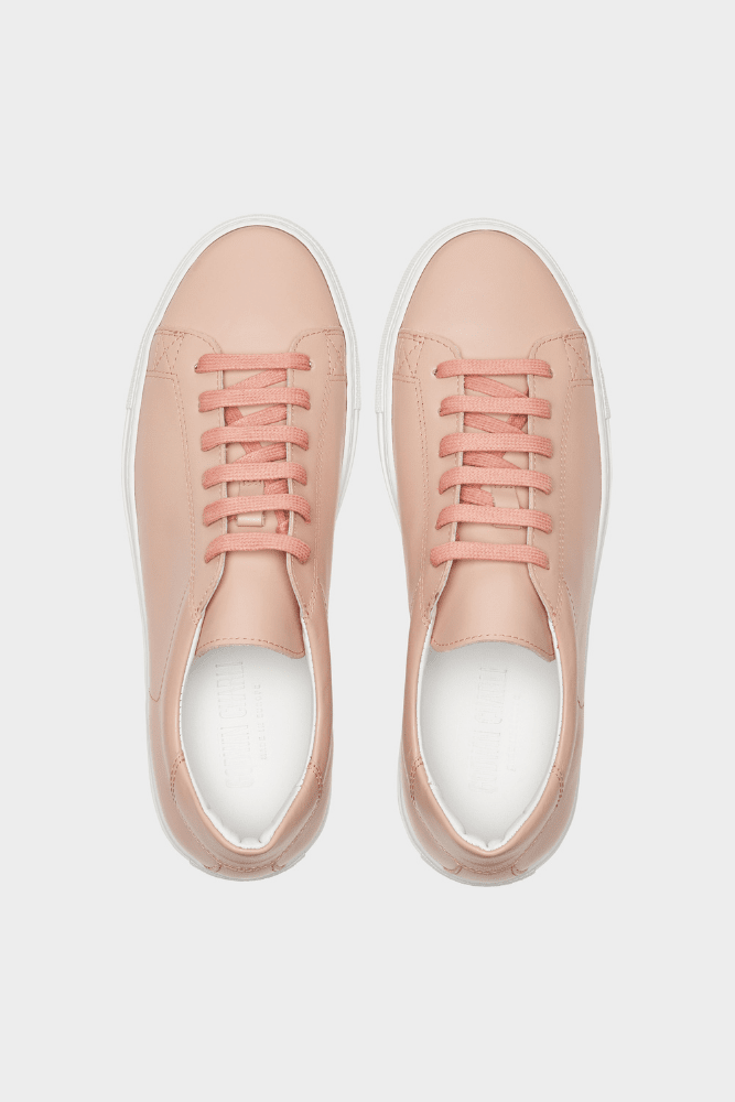 GCV2 Low Sneaker - Light Pink Leather with White Sole