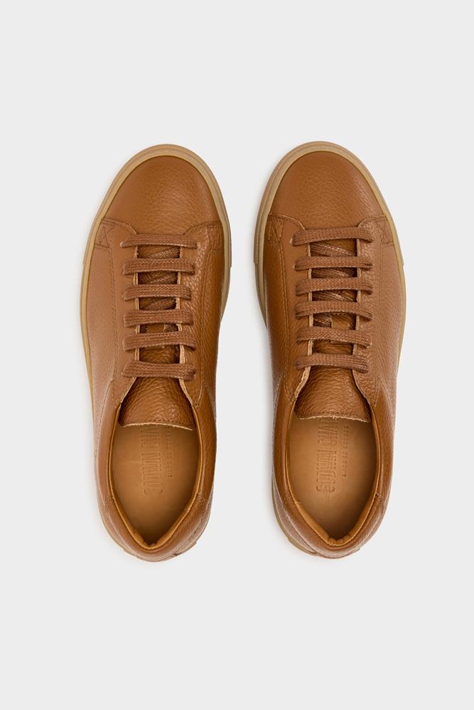 GCV2 Low Sneaker - Tan Leather with Natural