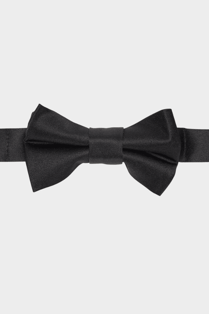 Godwin Charli Kids Bow Tie - Black Satin