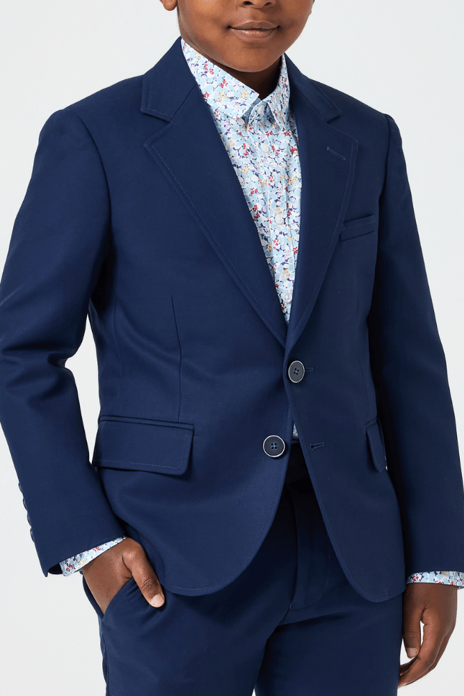 Jimi Blazer - Navy Cotton