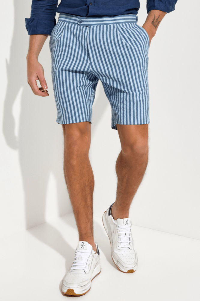 Striped Casual Shorts Striped Casual Shorts