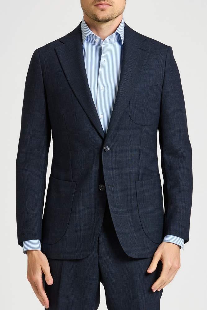 Julius Suit - Navy Self Check