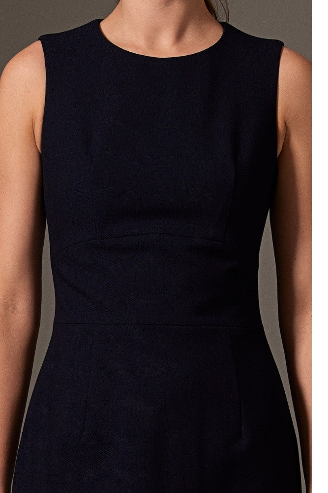 Annalise Tailored Dress - Navy Stretch