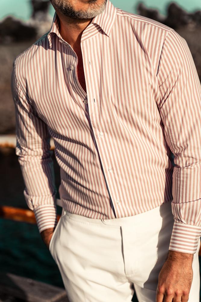 cooper collar dress shirt Old Money Style