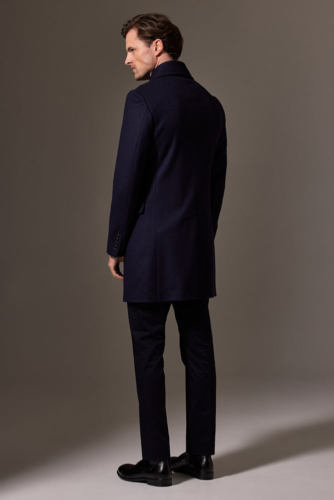 Sergeant Pea Coat - Navy Wool