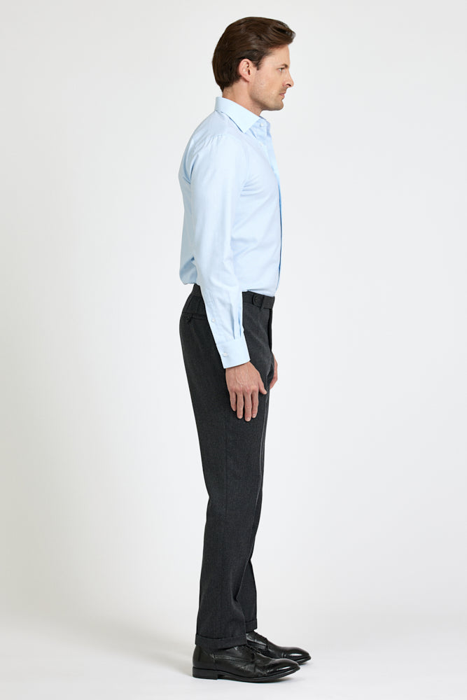 Pilot Super Lux (BC) Shirt - Lt Blue Oxford Cotton