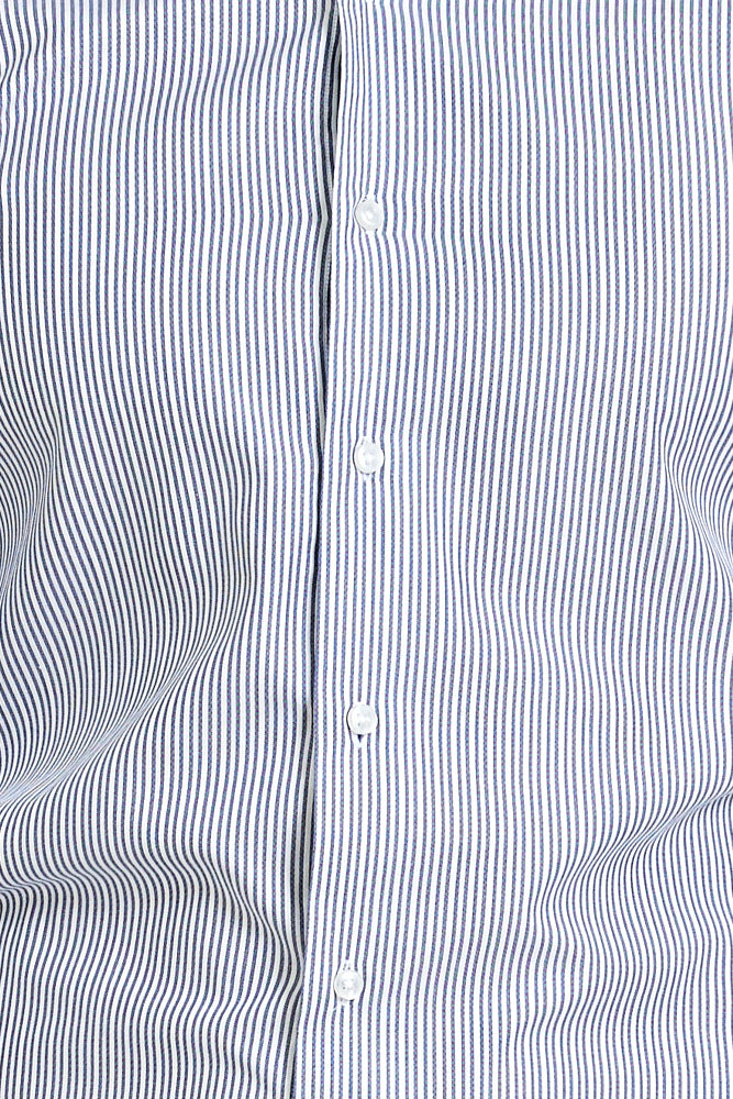Pilot Super Lux (BC) Shirt - Dk Navy and White Stripe Cotton