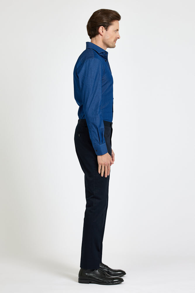 Ronan Super Lux (BC) Shirt - Dk Navy Denim Cotton