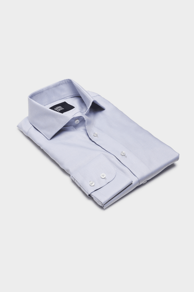 Pilot (BC) Shirt - Lt Grey Textured Cotton