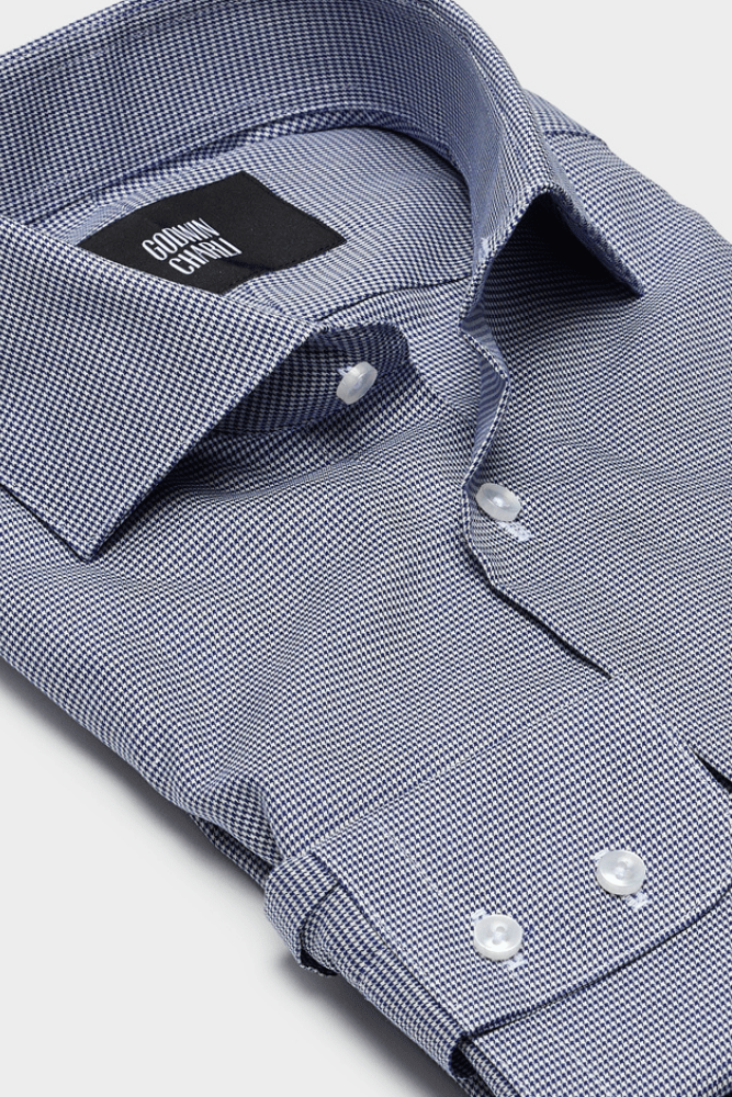 Pilot (BC) Shirt - Black and White Stripe Cotton