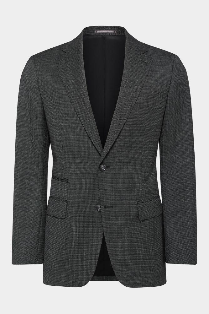 Greyson Suit - Black White Pin Dot