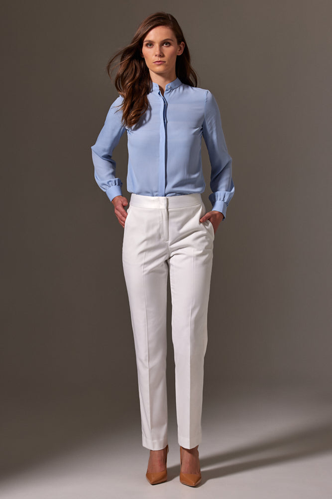 Ruby Tuxedo Pant - Brilliant White