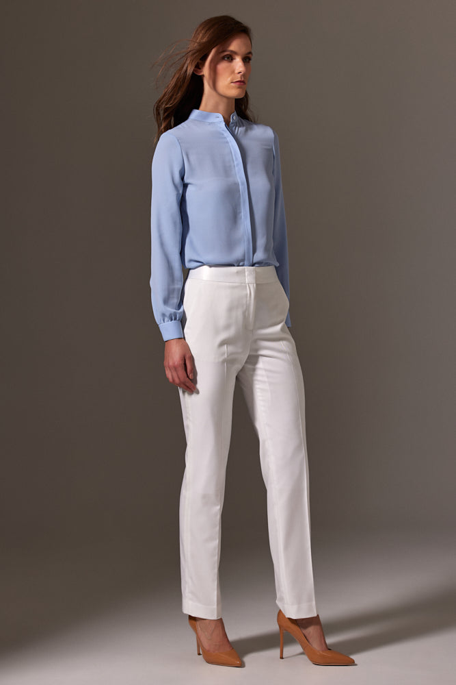 Ruby Tuxedo Pant - Brilliant White