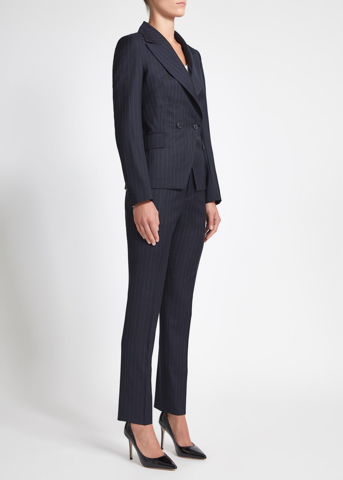 Ariana Suit - Navy Chalk