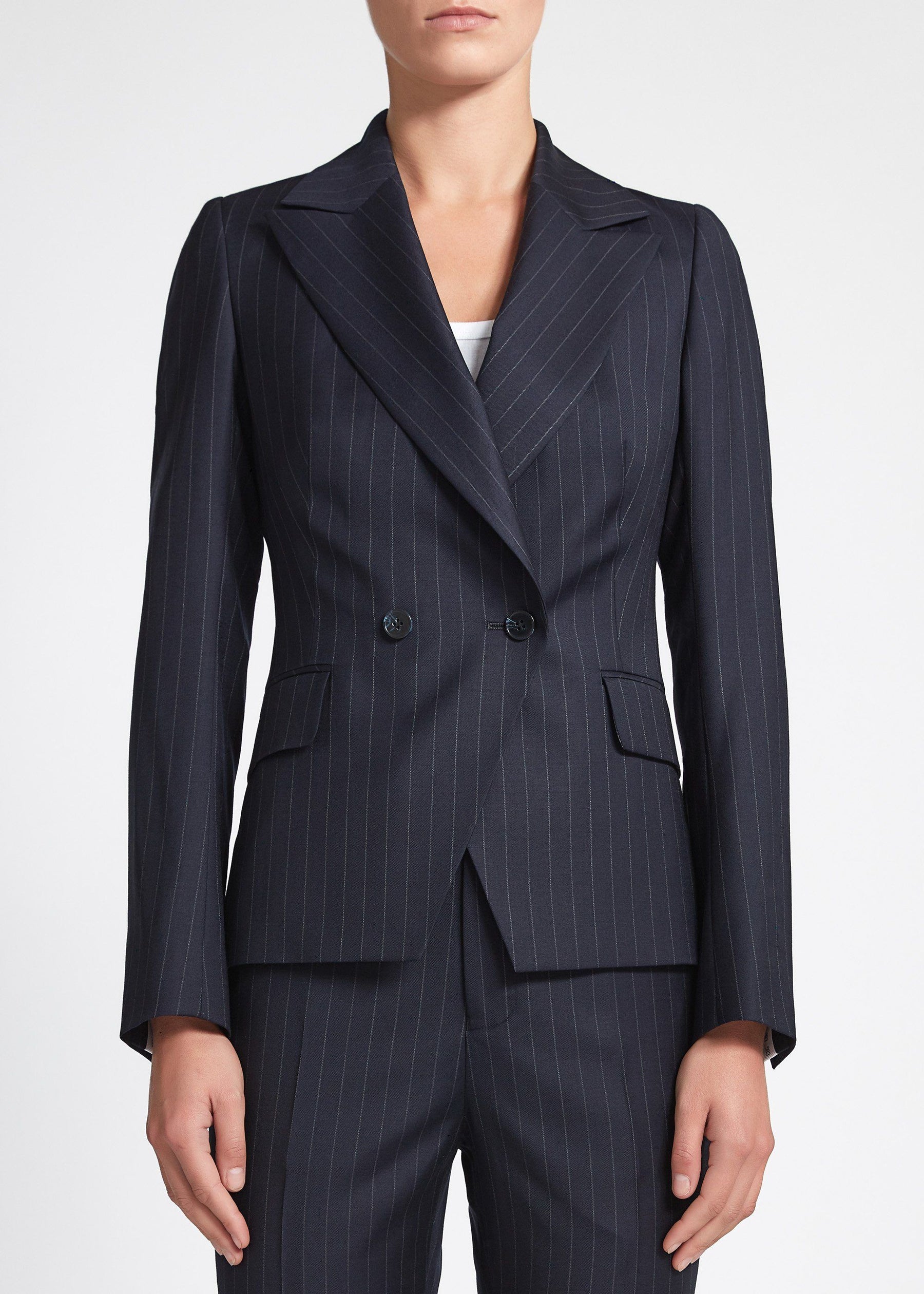 Ariana Suit - Navy Chalk