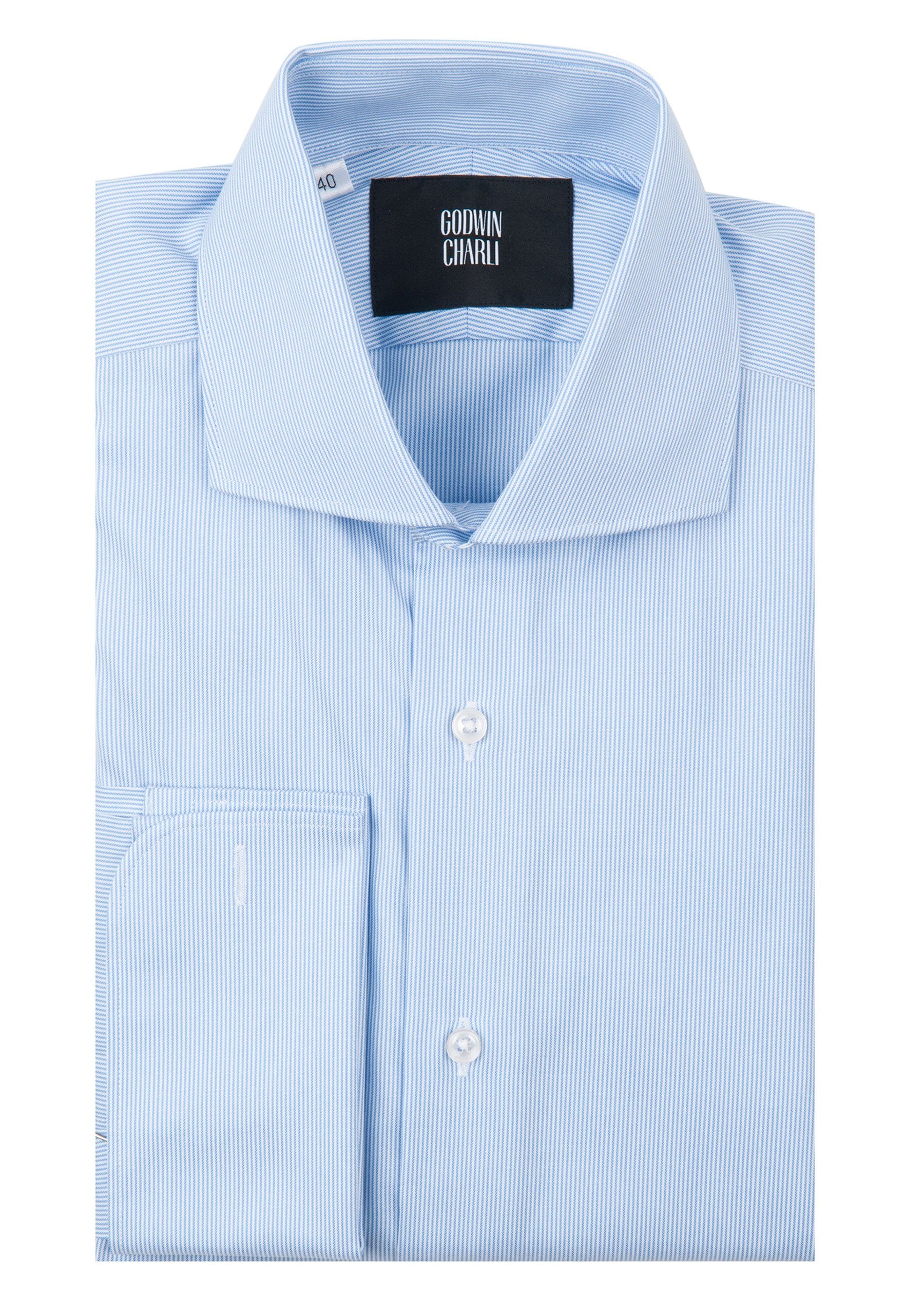 Pilot (FC) Shirt - Light Blue Micro Pin Oxford