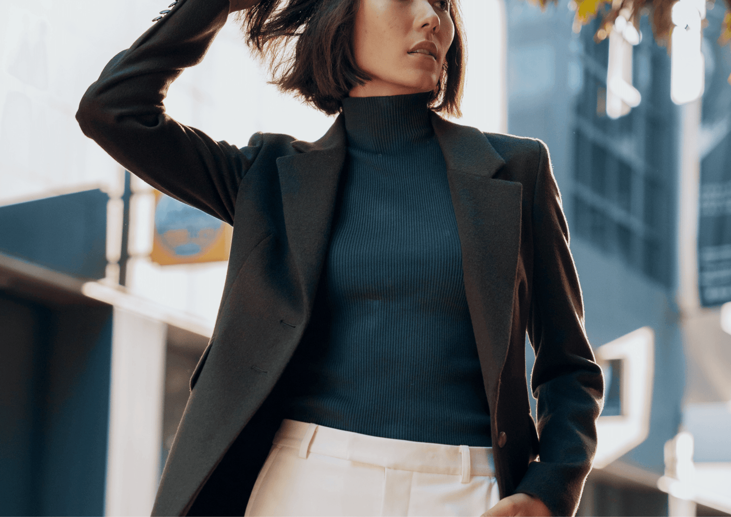 Girl hot sale blazer outfits