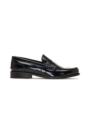 Loafer - Black High Shine Italian Leather (301)
