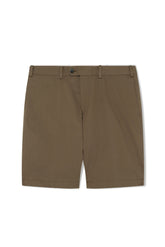 CGC Tailored Shorts - Olive Stretch Cotton