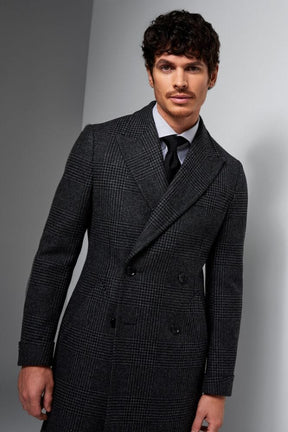 Blake Coat - Charcoal Check Wool