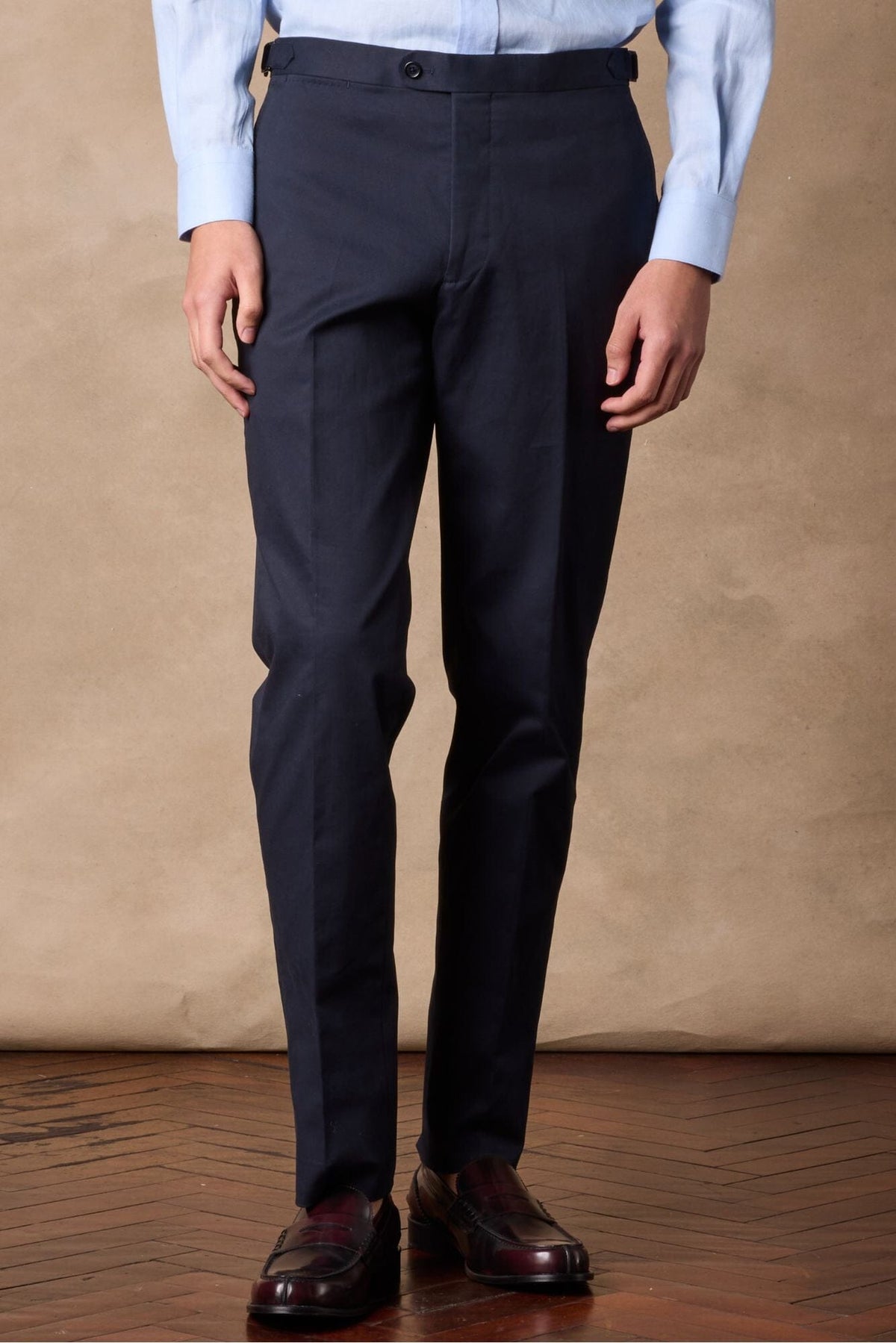 Apollo Chino - Navy Cotton Twill Stretch