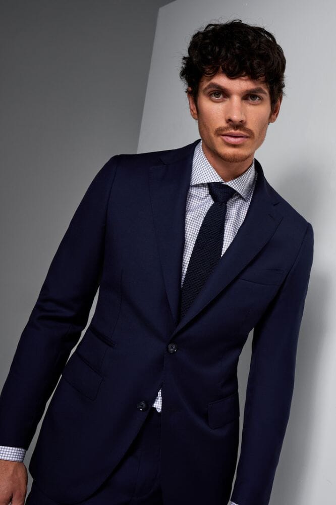 Greyson Suit - Navy English Wool
