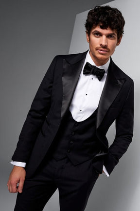 Samuel 11 Tuxedo - Black Italian Wool