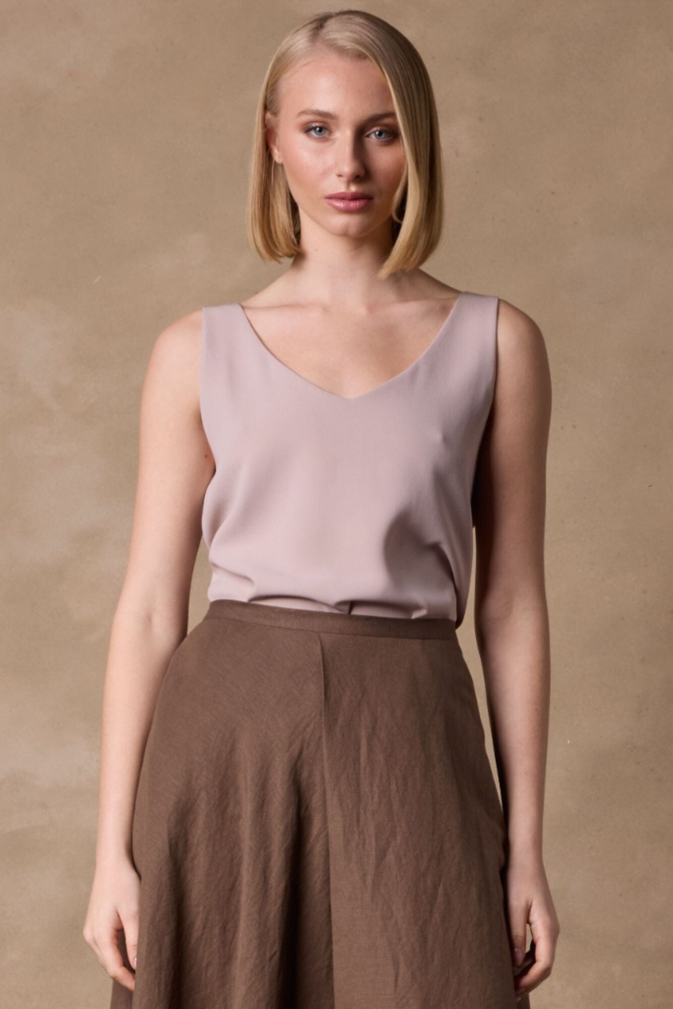 Bridget Cami Top - Lt Blush