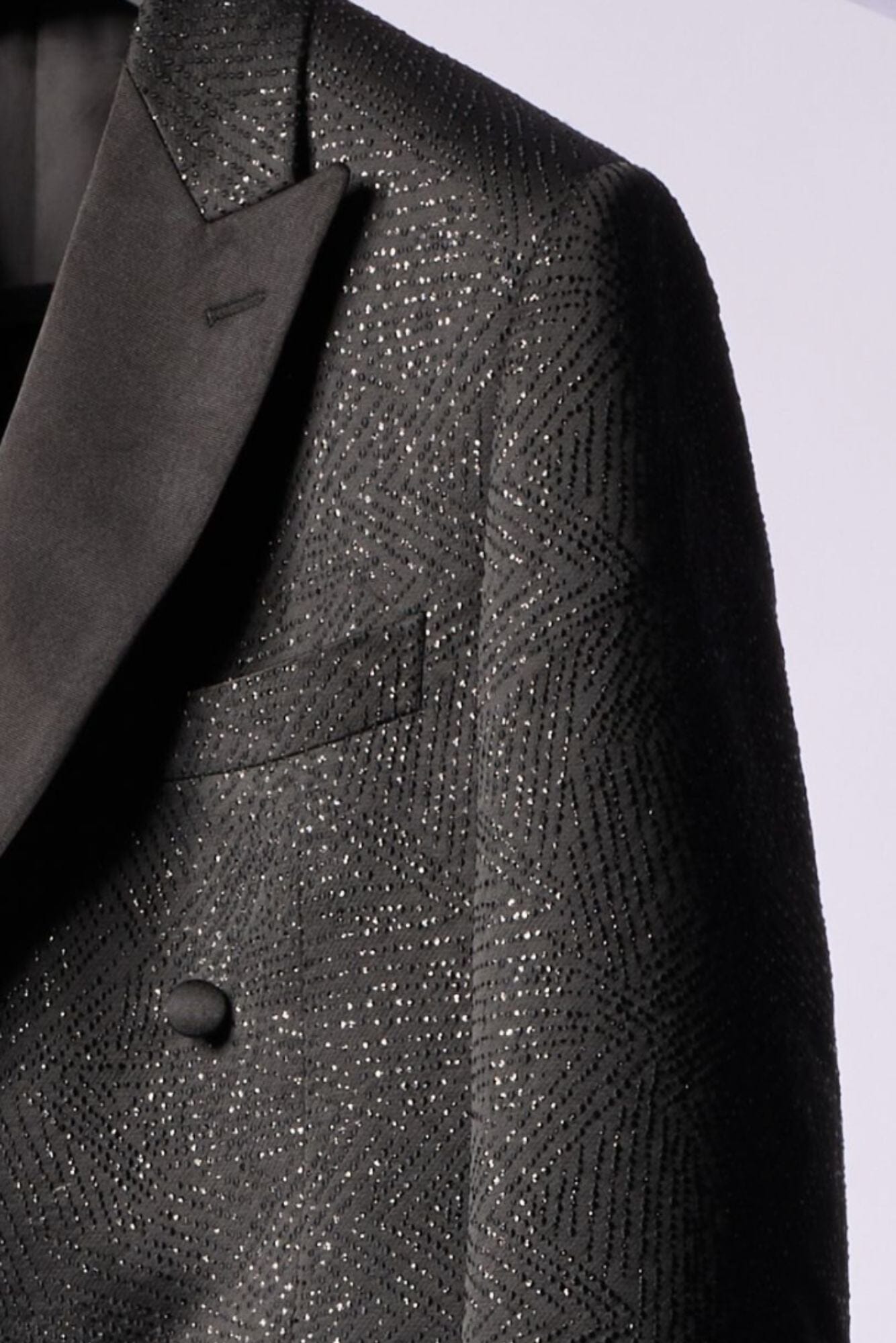 Raffa DB Evening Jacket - Black Beaded