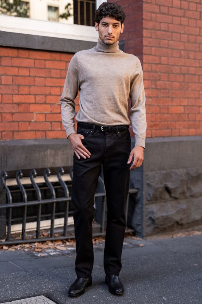 Straight Leg Jeans (RTW) - Deep Black