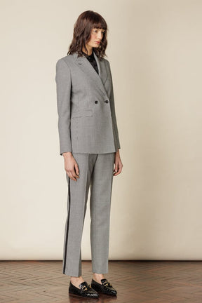 Alexis DB x Ruby Suit - Black and White Mini Houndstooth