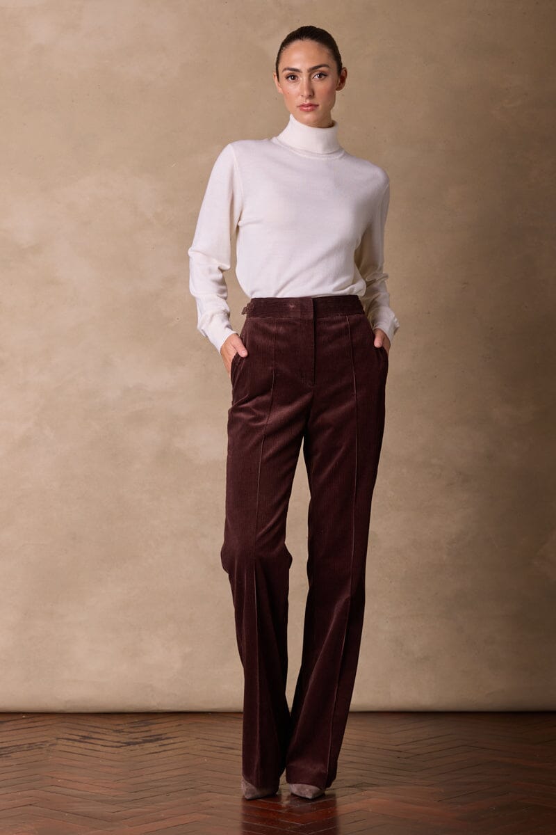 Roll Neck Cashmere Knit (MTM Womenswear) - Winter White